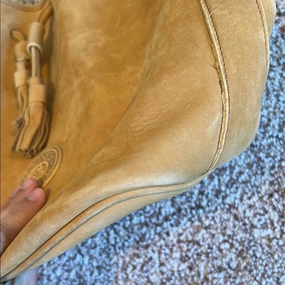 Vintage Dooney & Bourke Tan Leather Bucket Bag - Picture 6 of 13